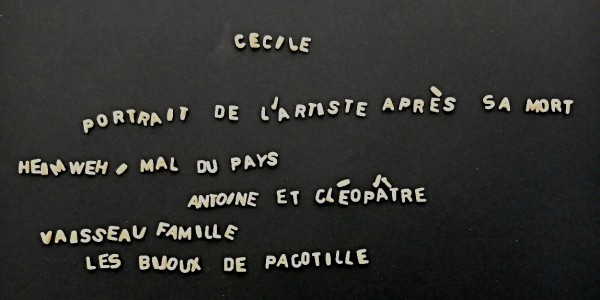 Lecture publique des textes de l'atelier d'écriture 24-25